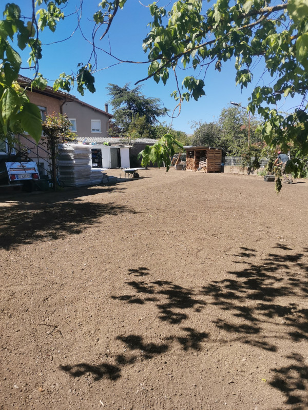 Photo remise en état avec évacuation du muret